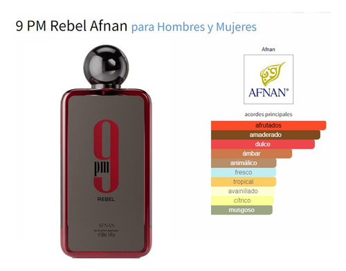 Afnan 9pm Rebel Eau De Parfum 100ml