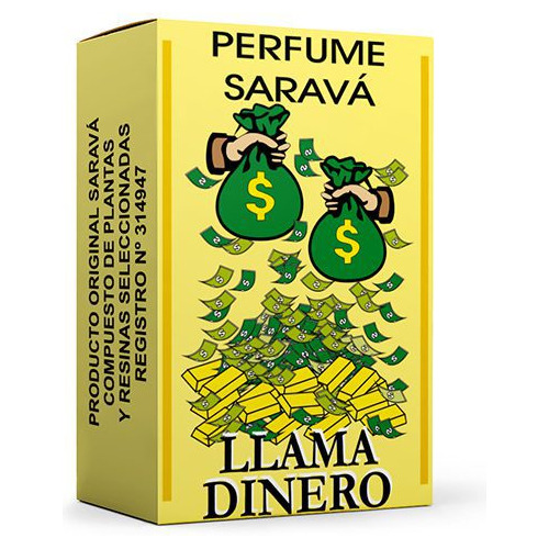 Perfume Saravá Llama Dinero 