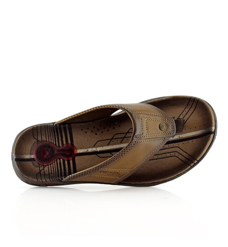Ojotas Sandalias Cuero Hombres 130641-01 Pegada Luminares