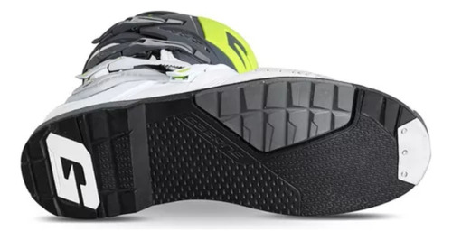 Bota Cross Sg 22 Gaerne- Anthracite/white/grey + Brinde Fxm