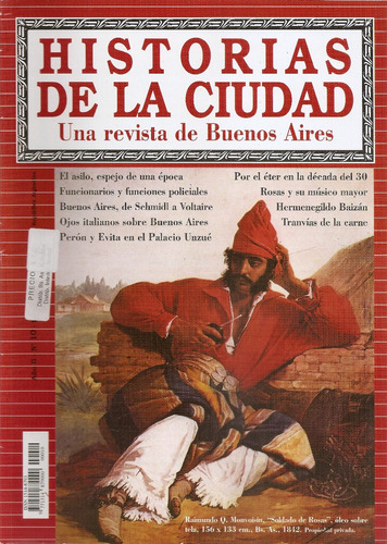 Revista Historias De La Ciudad Nº 10 Julio 2001 