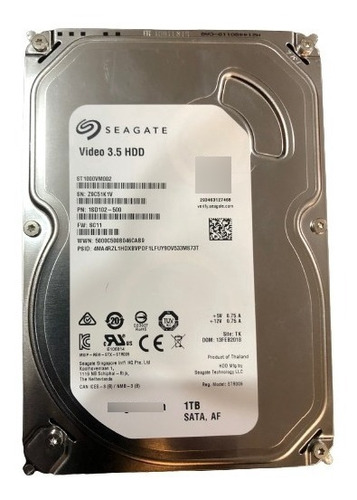 Disco Duro Seagate 1 Tb Video 3.5 Hdd