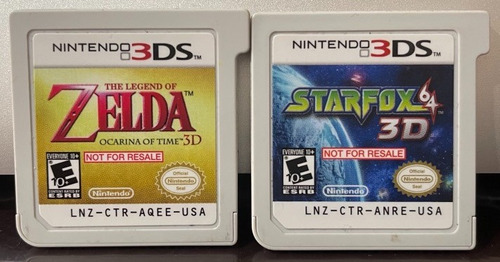 Demos - Not For Resale - Zelda Ocarina Y Star Fox 64 - N3ds