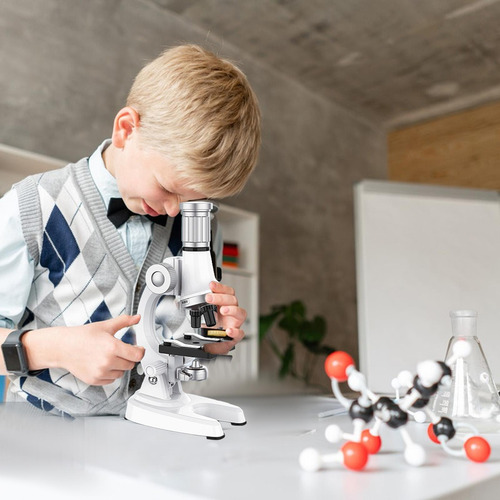 Kit De Ciencia De Microscopio Para Principiantes Kit De Micr