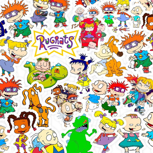 Stickers Rugrats Dibujos Animados 24 Stickers Autoadhesivos | MercadoLibre