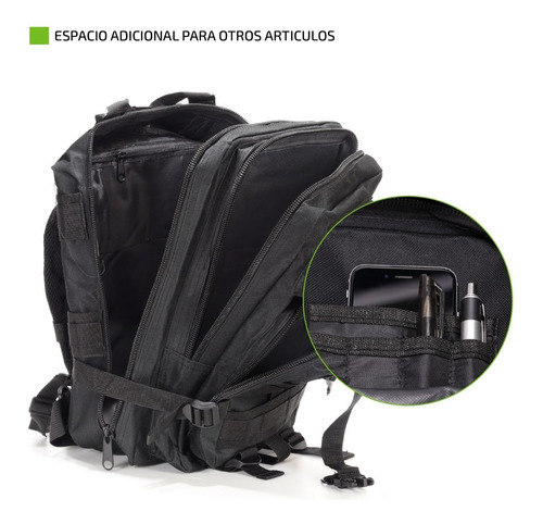 Imagen 6 de 8 de Mochila Tactica Mochilero 30 Litros Camping Trekking Montaña