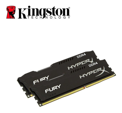 Memoria Ram Kingston Hyperx Fury Black 4 Gb, Ddr4, 2666 Mhz