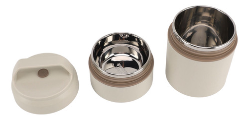 Tarro Aislante Para Alimentos De Acero Inoxidable De Doble C
