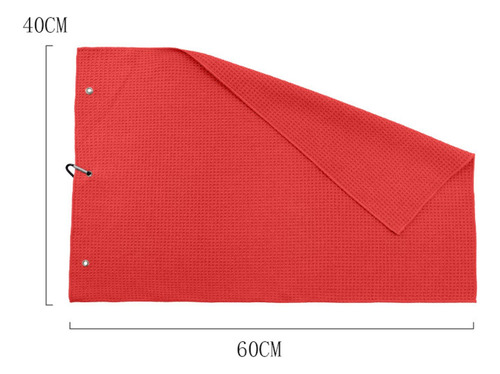 Toalla De Golf Toalla Para Palos De Golf Con Rojo