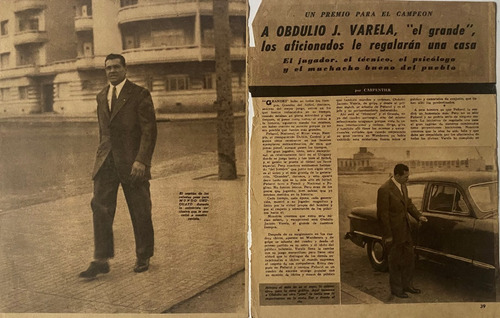 Obdulio Varela Reportaj Clipping Revista Fútbol Déc 50 Ncr06