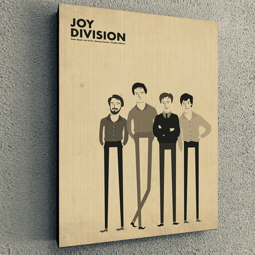 Cuadro De Bandas Joy Division 30x40x4cm