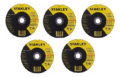 Disco Para Amoladora Stanley X 5 U 7 Pulgadas 180x2 Mm Plano