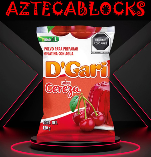 Dgari® 3 Gelatinas De Agua Varios Sabores Rinde 1 Litro Wow