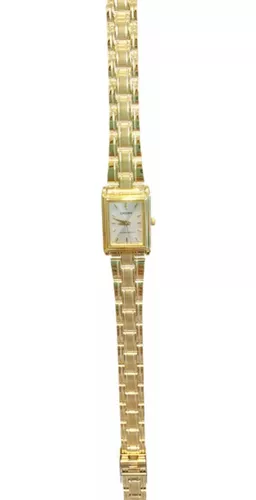 Reloj Orient Dorado Mini De Dama
