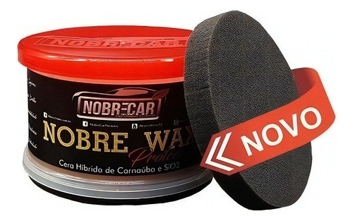 Nobre Wax Protection 350g  Cera De Carnaúba E Sio2 Nobre Car