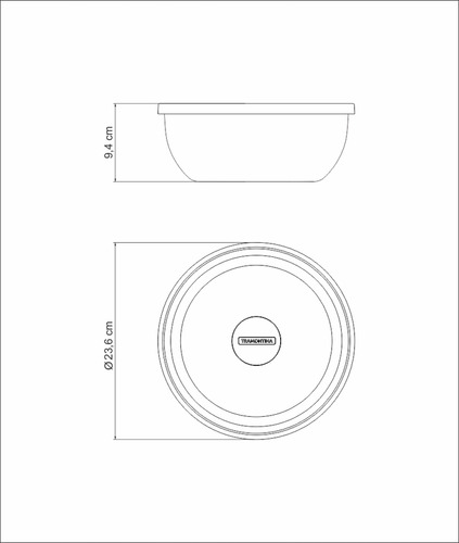 Recipiente P/ Alimentos Tramontina Freezinox Inox Circular