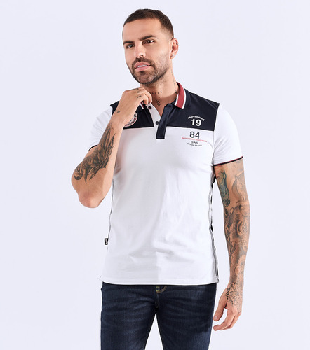 Polo Para Hombre Slim Fit Gas