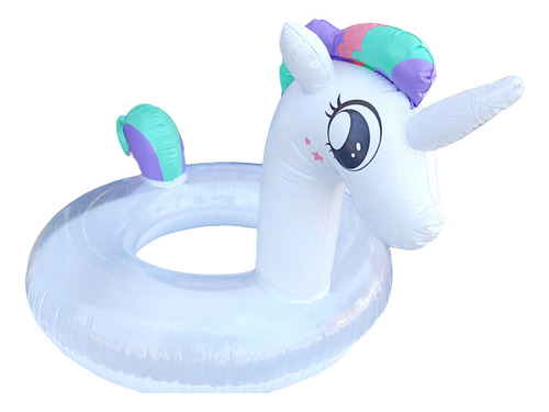 Flotador Inflable Redondo Unicornio Verano Niña 90cm