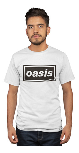 Playera Oasis Logo/ Música/ Rock/ Dama/ Caballero 