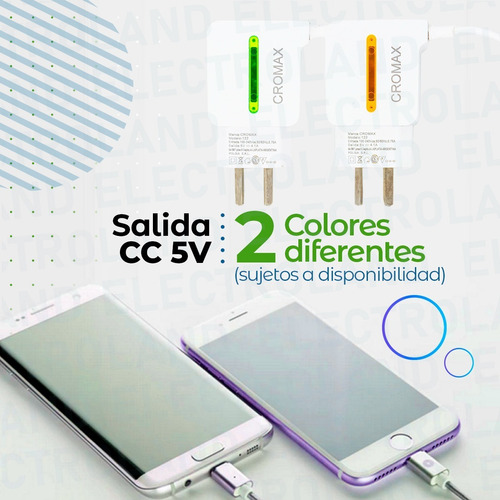 Imagen 6 de 10 de Cargador Celular Tablet 3.1a + 2 Salidas Usb Carga Rapida