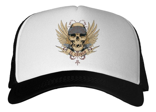 Gorra El Gringo Skulls Wings Art