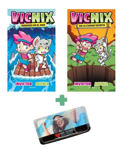 Vicnix 1 + 2 Invictor - Libros + Maquillaje Mundial Regalo