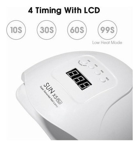 Secador De Uñas Led Profesional 48 Watts Led Uv Manicure