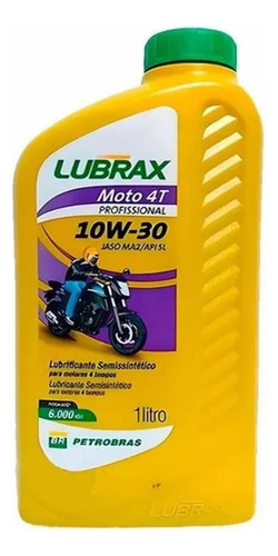 Aceite Lubrax Moto 4t 10w30