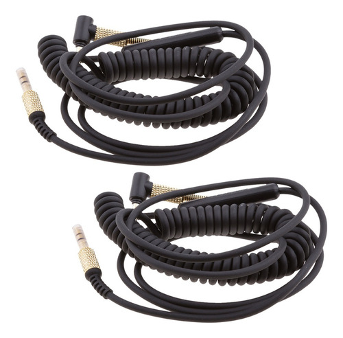 2x Cable De Reemplazo Con Micrófono Para Auriculares