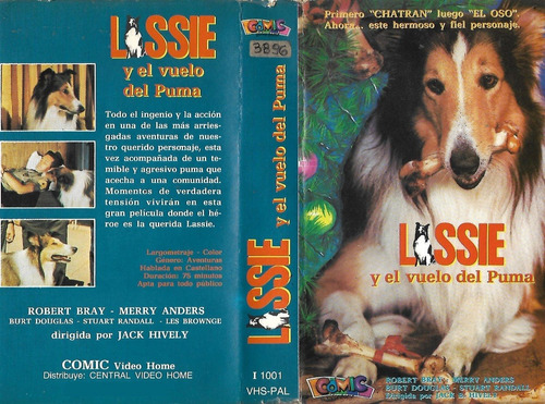 Lassie Y El Vuelo Del Puma Vhs Original Español Latino