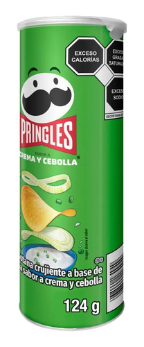 Papas Pringles Queso Y Cebolla  124 Gr