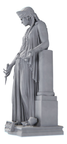 Estátua Medeia Mitologia Grega Estatueta Cor Cor Mármore