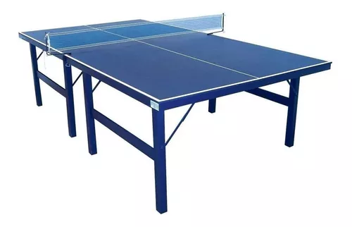 Mesa de Ping Pong SPORTNOW Azul Placa de SMC e Aço  274x152,5x76cm_A90-332V00BU