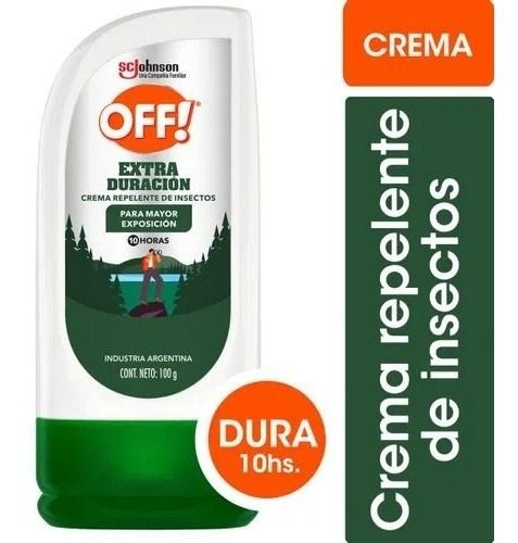 Off Crema Extra Duración Verde Repelente 100g