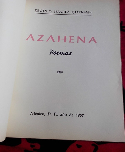 Azahena Poemas Regulo Juárez Guzmán