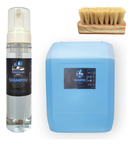 Kit Espuma Limpiador Para Tenis 250ml + Refil 4 L + Cepillo
