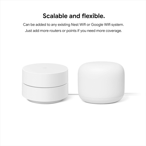 Router Google Nest Wifi, 2da Gen, 613m2 De Cobertura, 3u.
