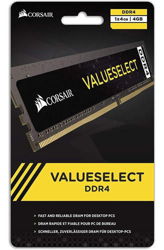 Memoria Ddr4 Corsair 4gb Pc 2666 Mhz Valueselect