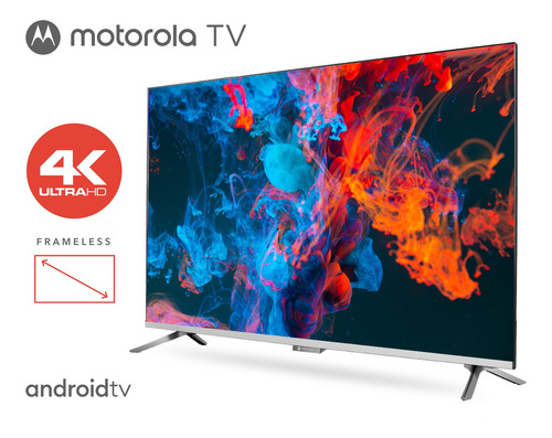 Smart Tv Motorola Android Tv 55 Uhd 4k Hdr + Comando De Voz
