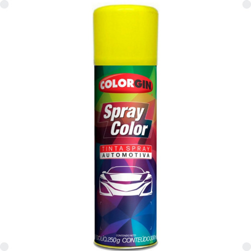 Tinta Spray Automotivo Colorgin Cores - 300ml