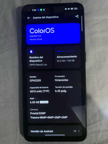 Oppo Reno 5 Lite (Usado)