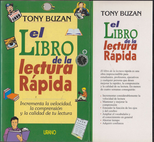 Tony Buzan El Libro De La Lectura Rapida Urano Escaso 1998