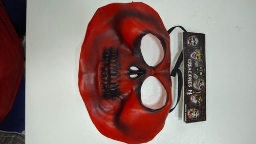 Mascara Esqueleto Calavera Halloween Latex Antifaz