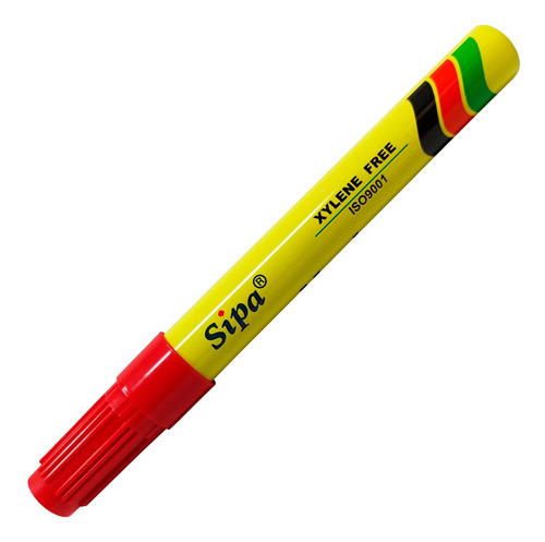 Marcador Permanente Sipa Marker Punta Bala 2.5 Mm 10 Pzs
