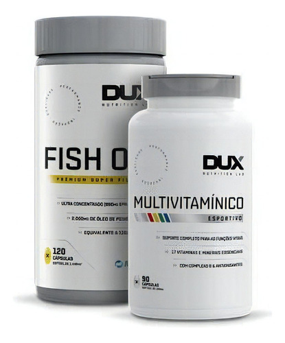 Kit Vitalidade  Dux Nutrition Sabor Natural