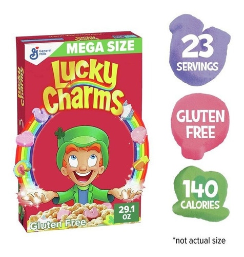 Cereal Lucky Charms Americano Set De 4 Cajas