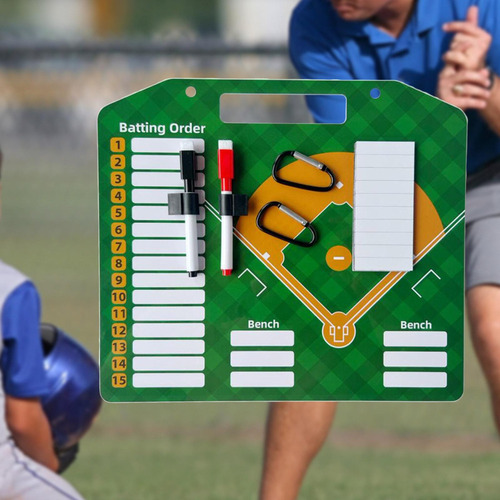 Demostración Del Plano Del Tablero De Alineación De Béisbol