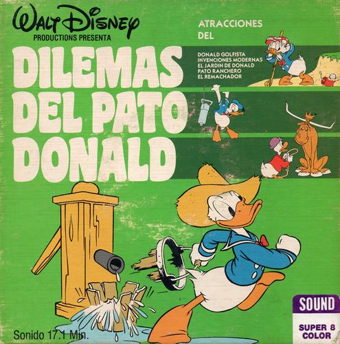Dilemas Del Pato Donald - Película Super 8 Sonora