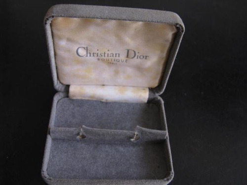 Cenbox: Viejo Estuche Para  Gemelos Christian Dior Lxb