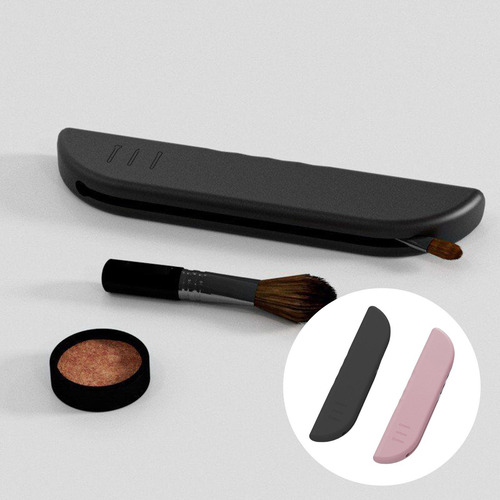 2 Soportes Portátiles Para Brochas De Maquillaje, Estuche